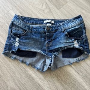 Refuge supershortie jean shorts